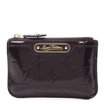 Louis Vuitton Vernis Key Pouch Amarante 2 of 8