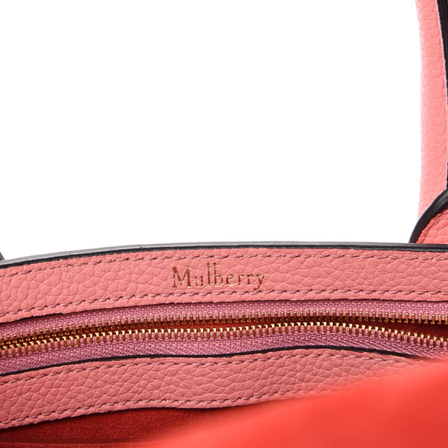 Mulberry Classic Grain Small New Bayswater Macaroon Pink 9 of 10