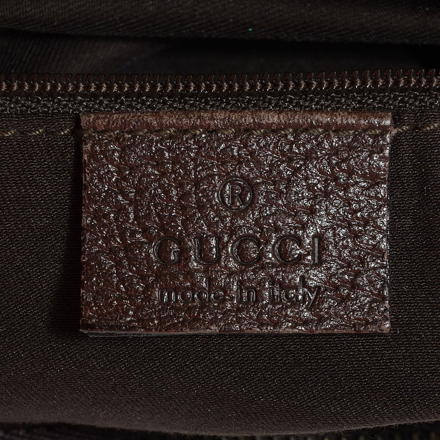 Monogram Abbey Shoulder Bag Dark Brown