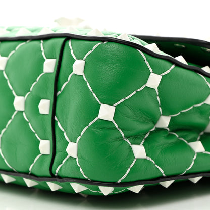 Valentino Garavani VALENTINO GARAVANI Nappa Small Free Rockstud Spike Shoulder Bag Peppermint 10 of 10