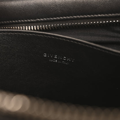 Givenchy Smooth Calfskin Medium Antigona Lock Duffle Bag Black 6 of 9