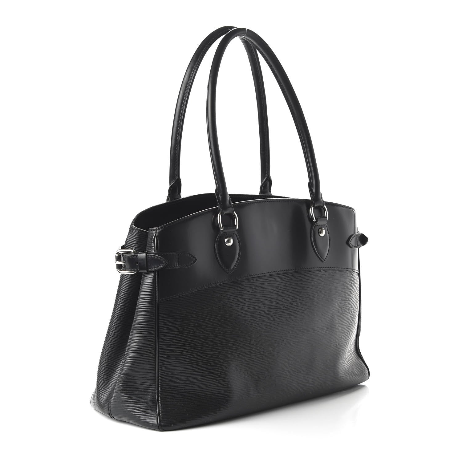 Louis Vuitton Epi Passy GM Black 3 of 9