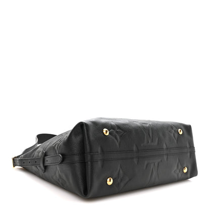 Louis Vuitton Empreinte Monogram Giant Carryall MM Black 5 of 11