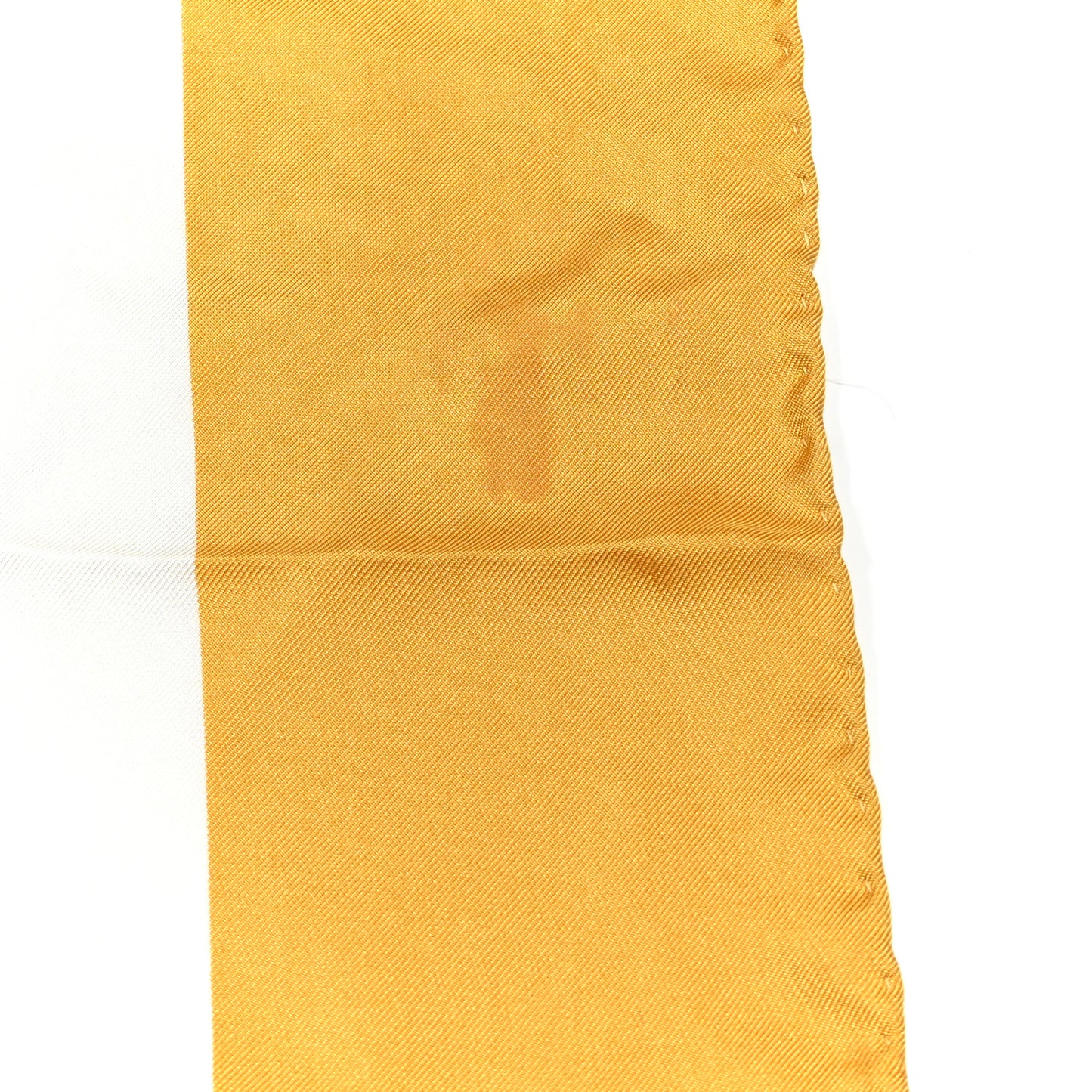 Silk Floral Print Square Scarf Yellow Multicolor