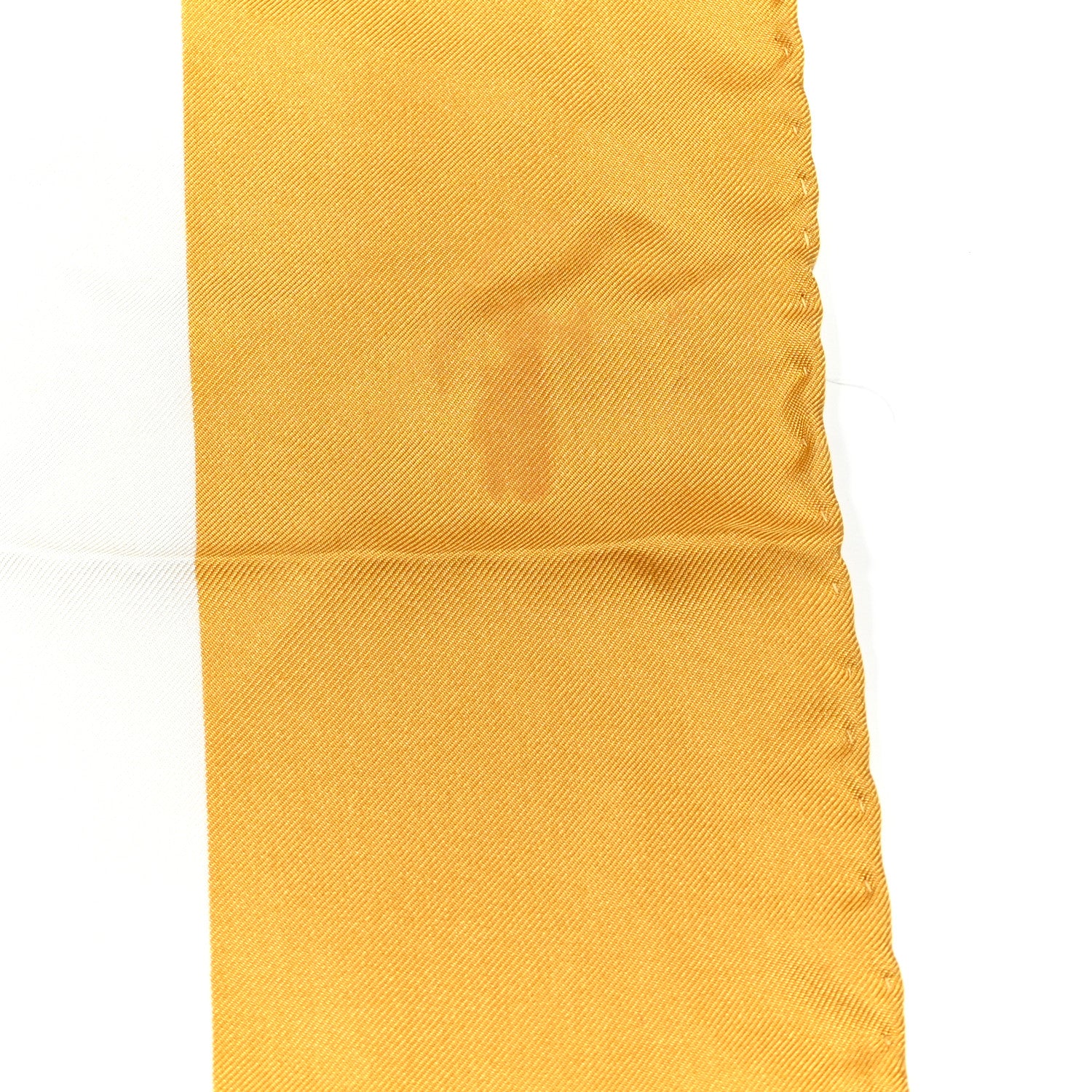 Gucci Silk Floral Print Square Scarf Yellow Multicolor 4 of 7