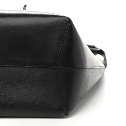 Mansur Gavriel Vegetable Tanned Calfskin Bucket Bag Black Flamma 9 of 17