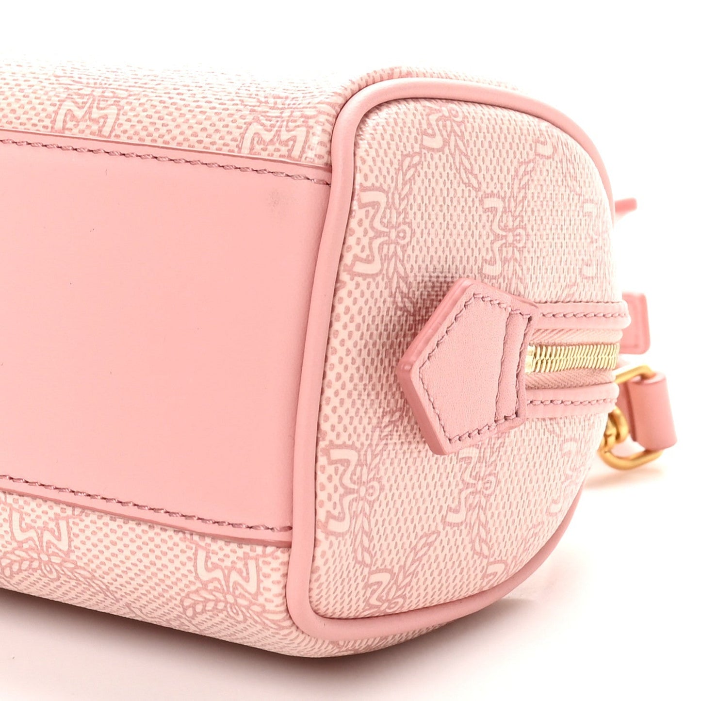 Lauretos Nappa Mini Ella Boston Bag Silver Pink