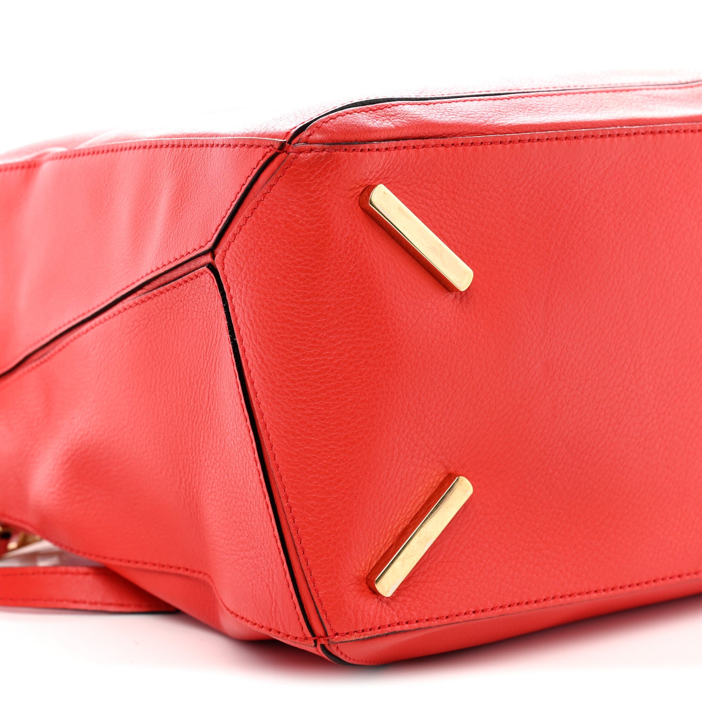 Calfskin Large Puzzle Bag Scarlet