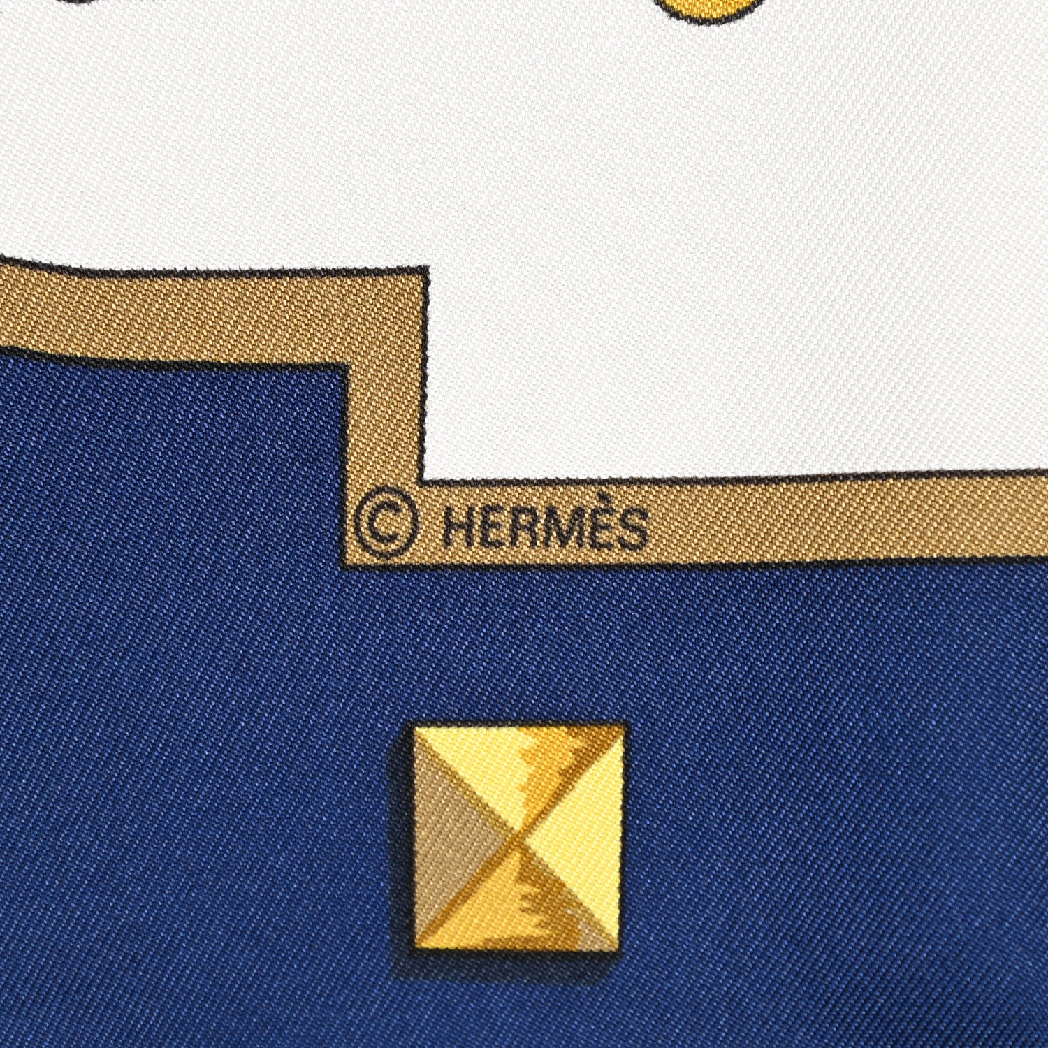 Hermes Silk Keys Les Cles Scarf 90 4 of 5