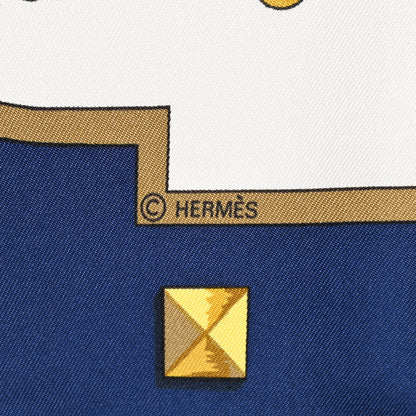 Hermes Silk Keys Les Cles Scarf 90 4 of 5
