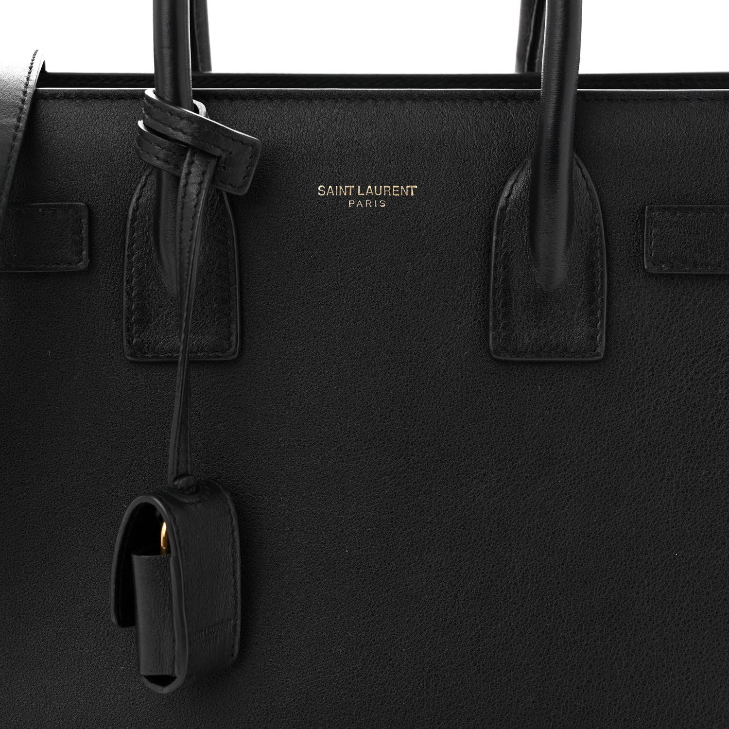 Saint Laurent Calfskin Baby Sac De Jour Black 8 of 10