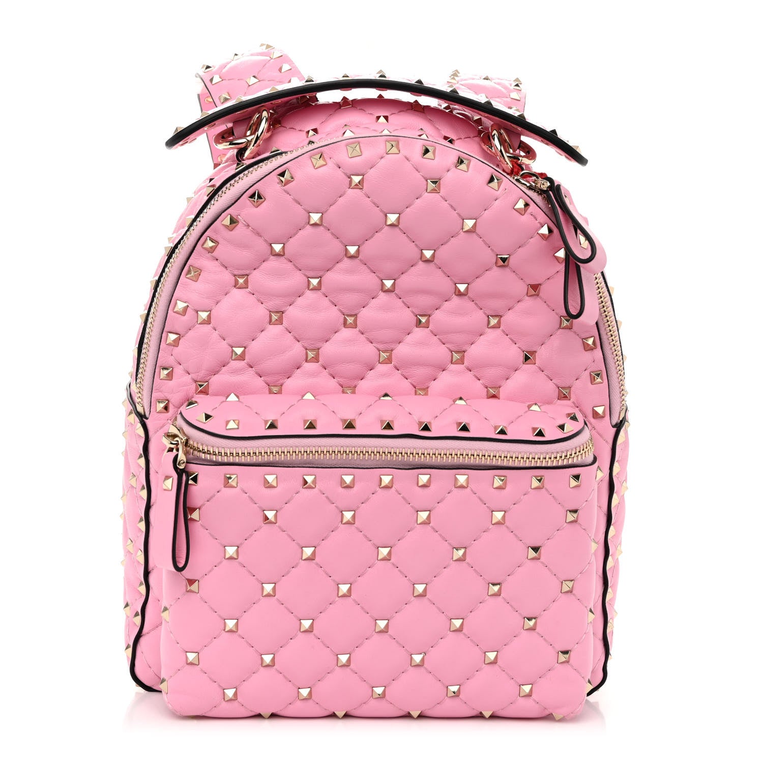 Valentino Garavani Nappa Quilted Small Rockstud Spike Backpack Absolute 1 of 9
