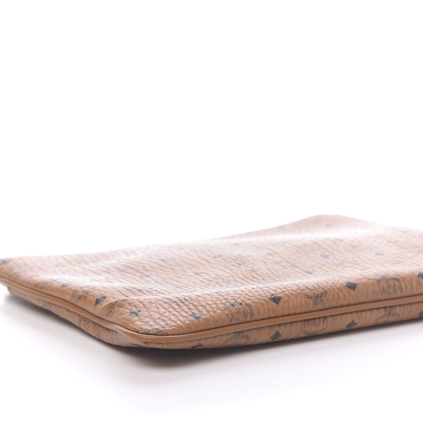 Visetos Medium Crossbody Pouch Cognac