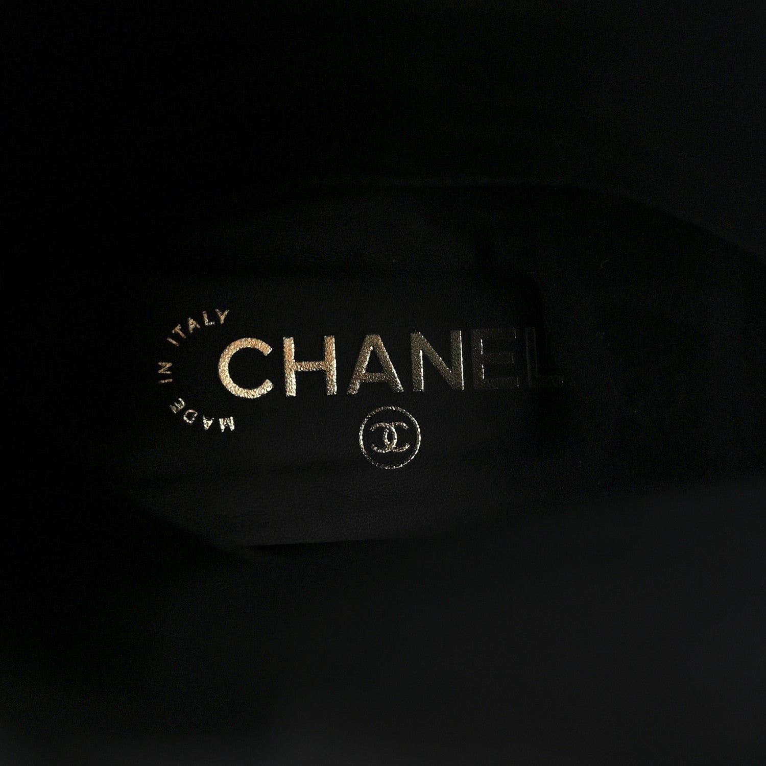 Chanel Suede Calfskin CC Short Boots 37.5 Black 8 of 10