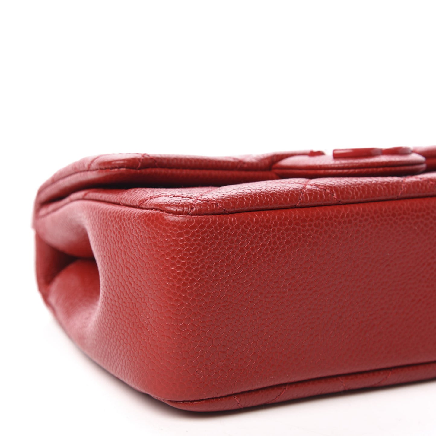 Caviar Quilted Mini Incognito Square Flap Red