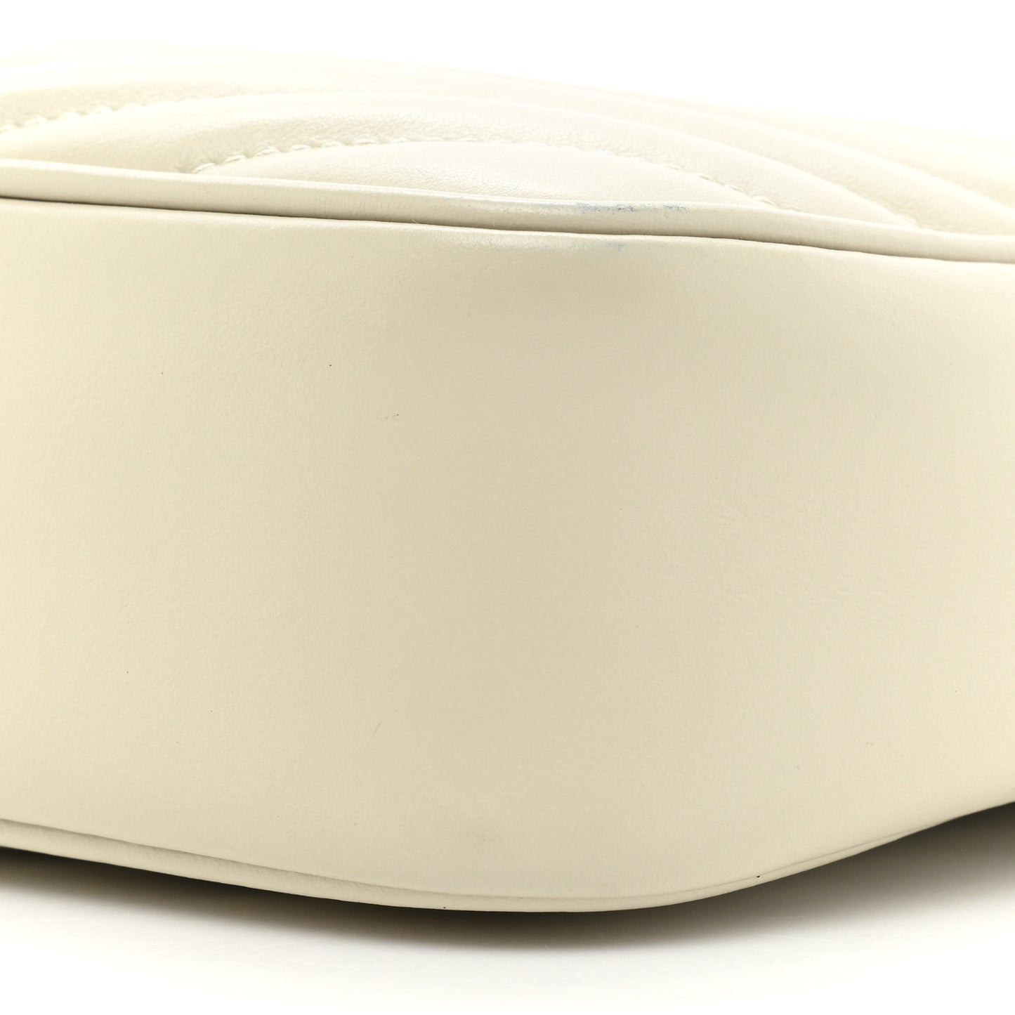 Calfskin Matelasse Monogram Lou Camera Bag Crema Soft