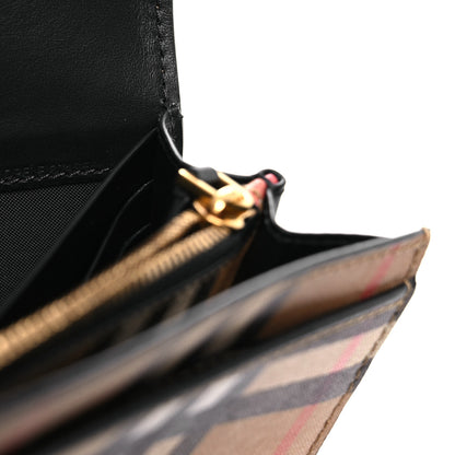Burberry Vintage Check Halton Wallet Black 7 of 8
