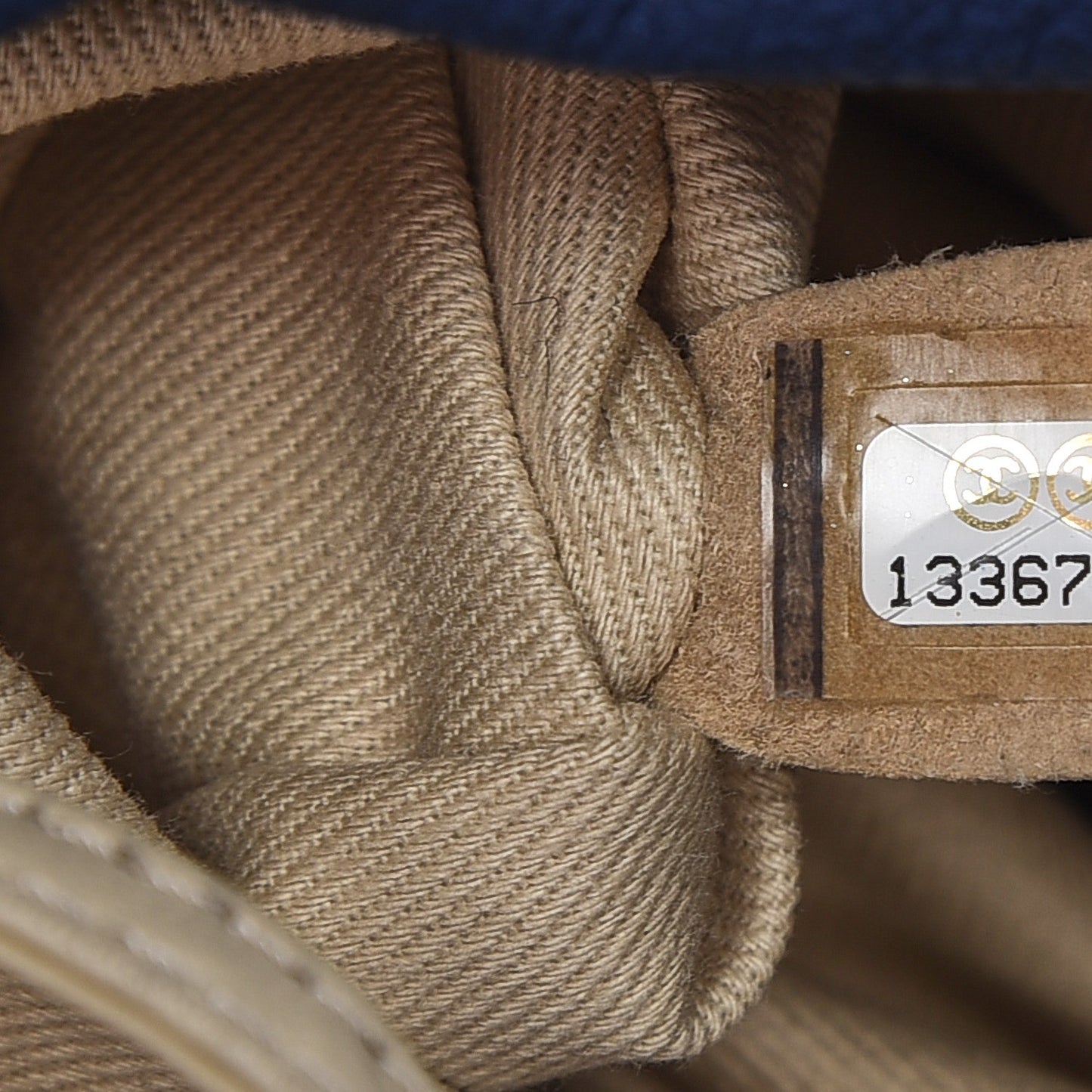 Caviar 31 Drawstring Tote Blue