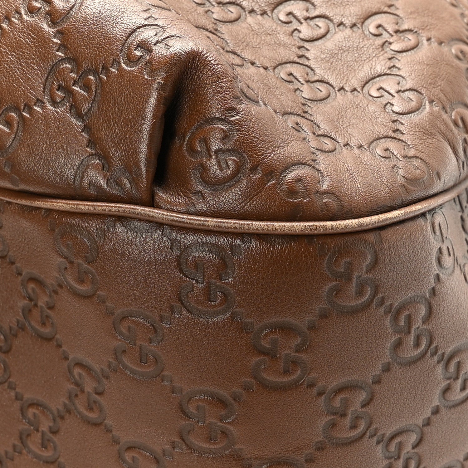 Gucci Guccissima Medium Emily Hobo Brown 10 of 12