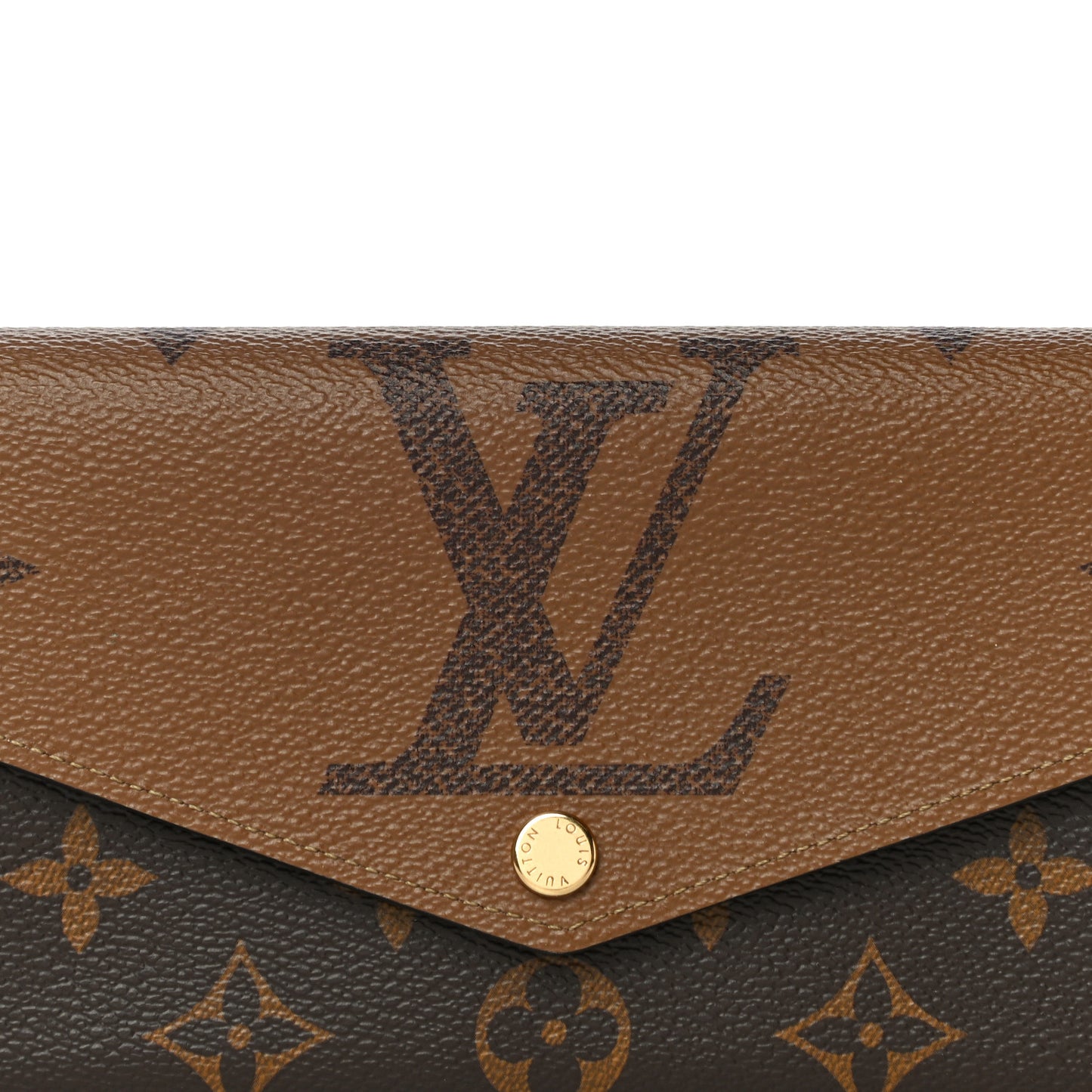 Reverse Monogram Giant Sarah Wallet