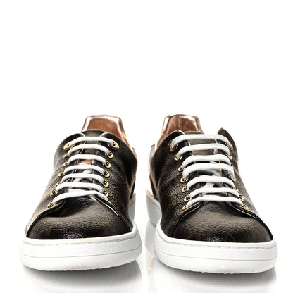 Louis Vuitton Patent Monogram Frontrow Sneakers 39.5 Rose Gold 2 of 9