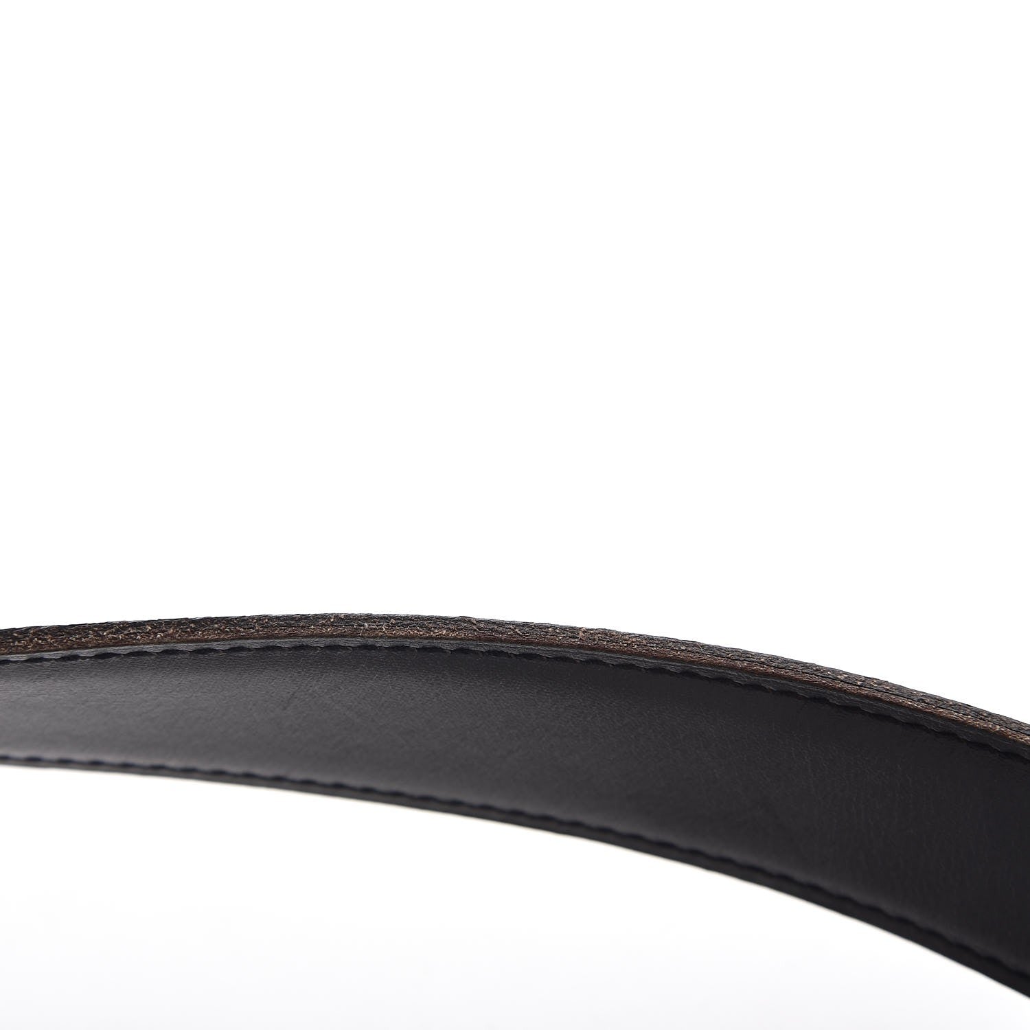 Hermes Box Togo 32mm H Belt 80 Black Chocolate 8 of 8