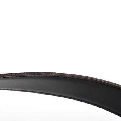 Hermes Box Togo 32mm H Belt 80 Black Chocolate 8 of 8