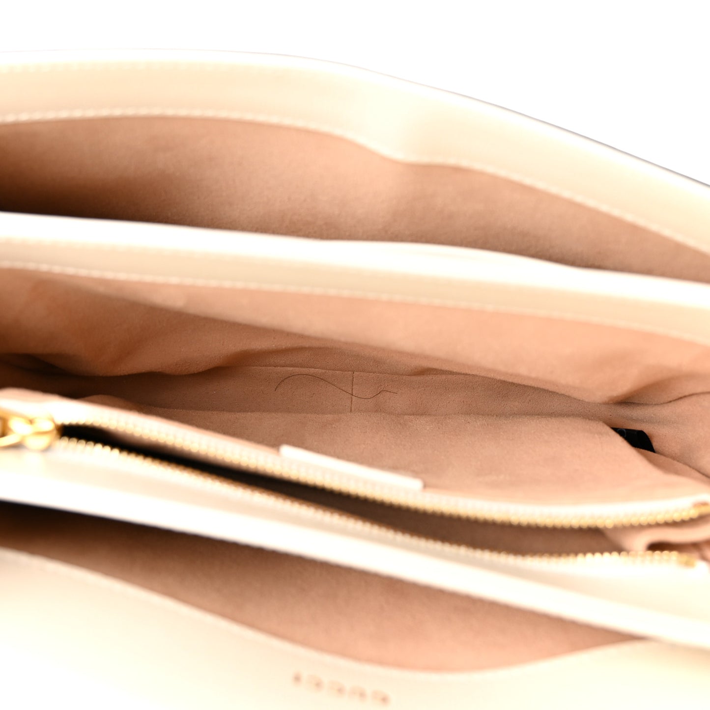 Azalea Calfskin Horsebit 1955 Shoulder Bag Mystic White