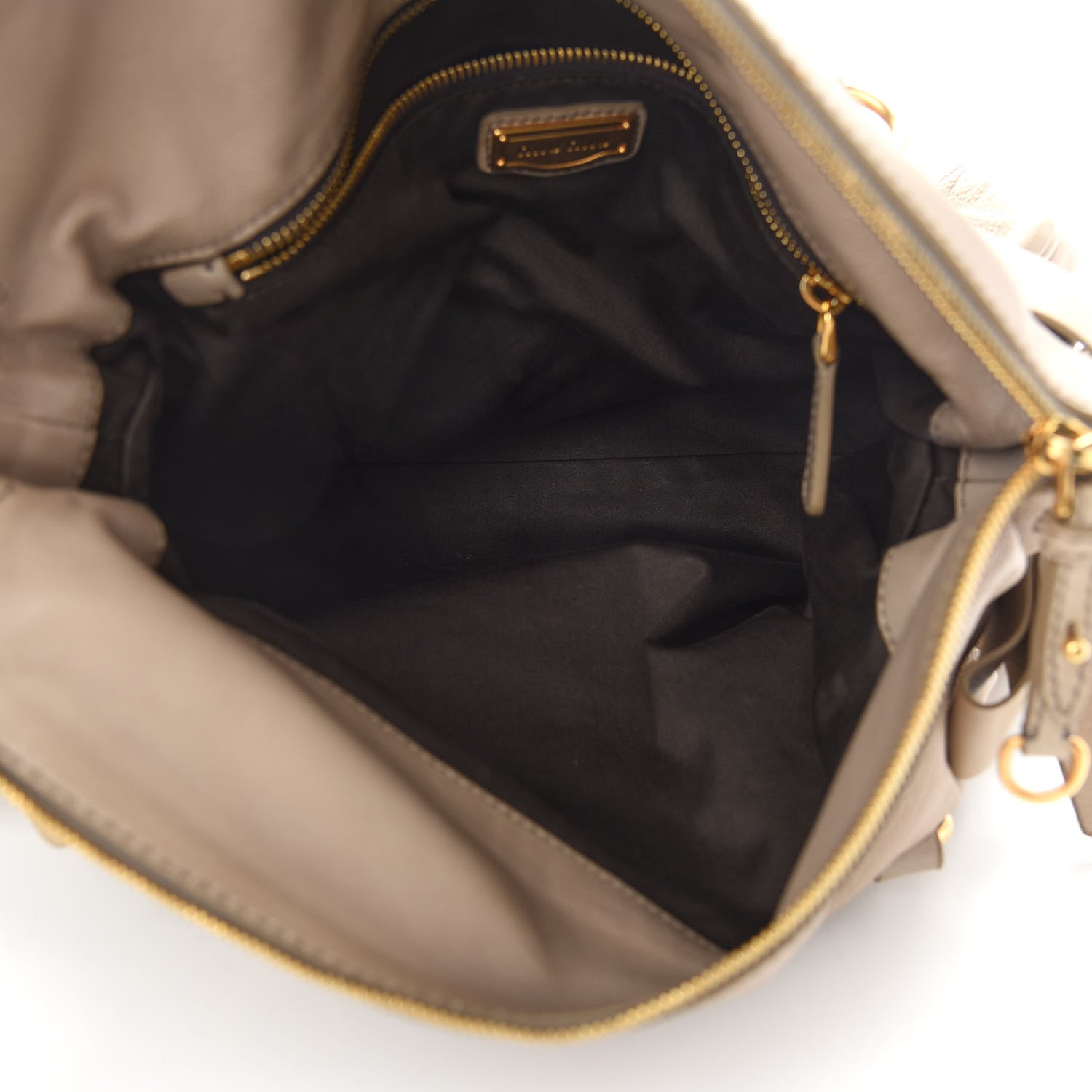 Miu Miu Vitello Lux Medium Bow Bag Alluminio 5 of 9
