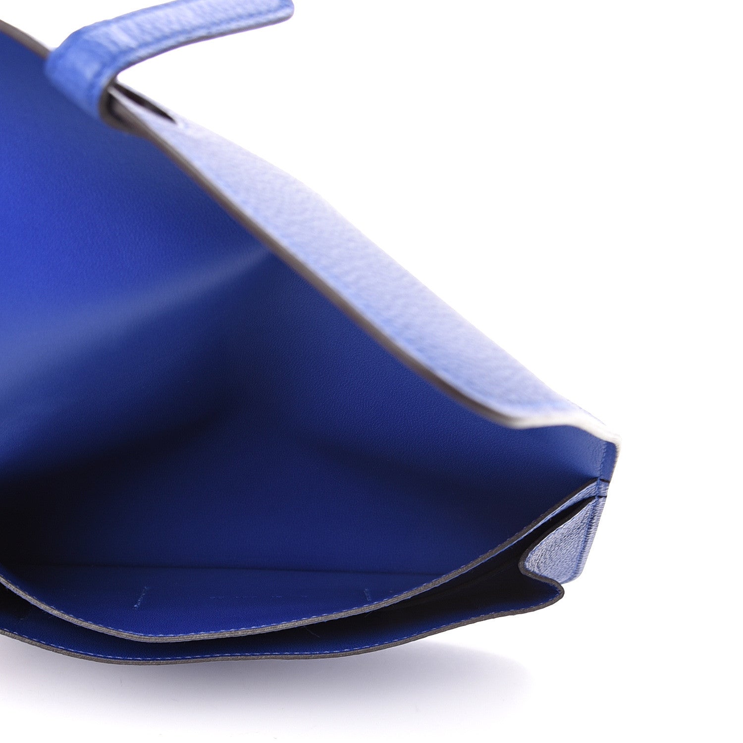 Hermes Togo Dogon Duo Wallet Bleu Electrique 5 of 9