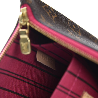 Louis Vuitton Monogram Neverfull MM GM Pochette Pivoine 8 of 8