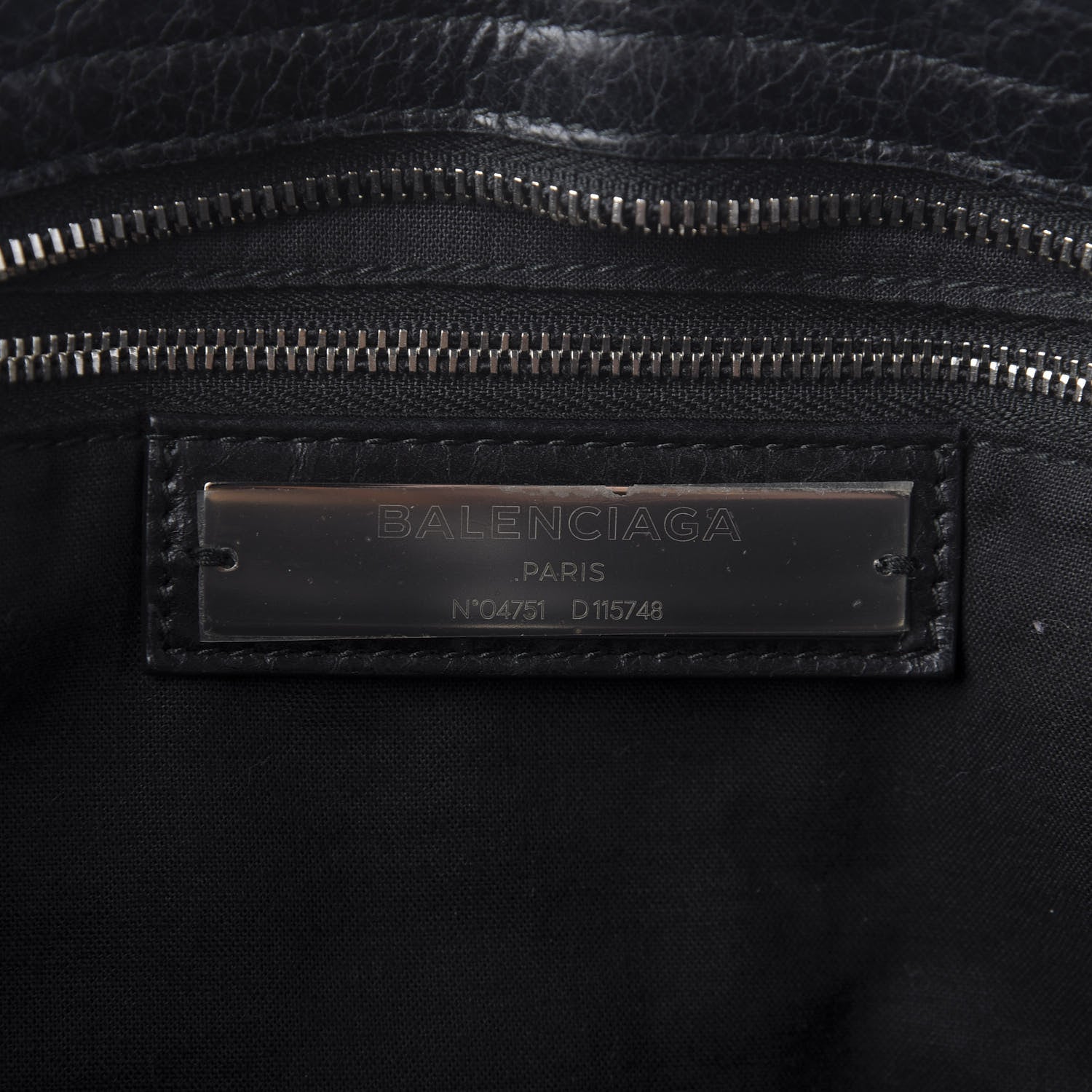 Balenciaga Agneau Classic Silver Hardware City Black 8 of 8