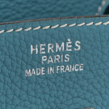 Hermes Togo Birkin 35 Blue Jean 6 of 12
