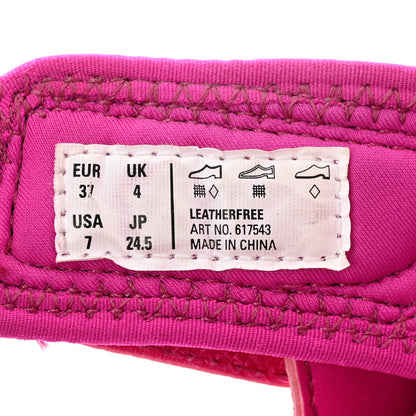 Balenciaga Neoprene Rubber Womens Track Sandals 37 Fucsia 8 of 14