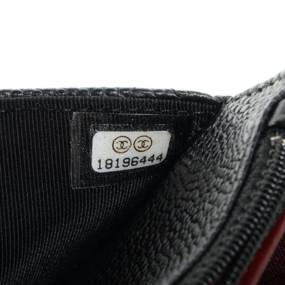 Chanel Caviar Quilted Wallet On Chain WOC Black 8 of 9
