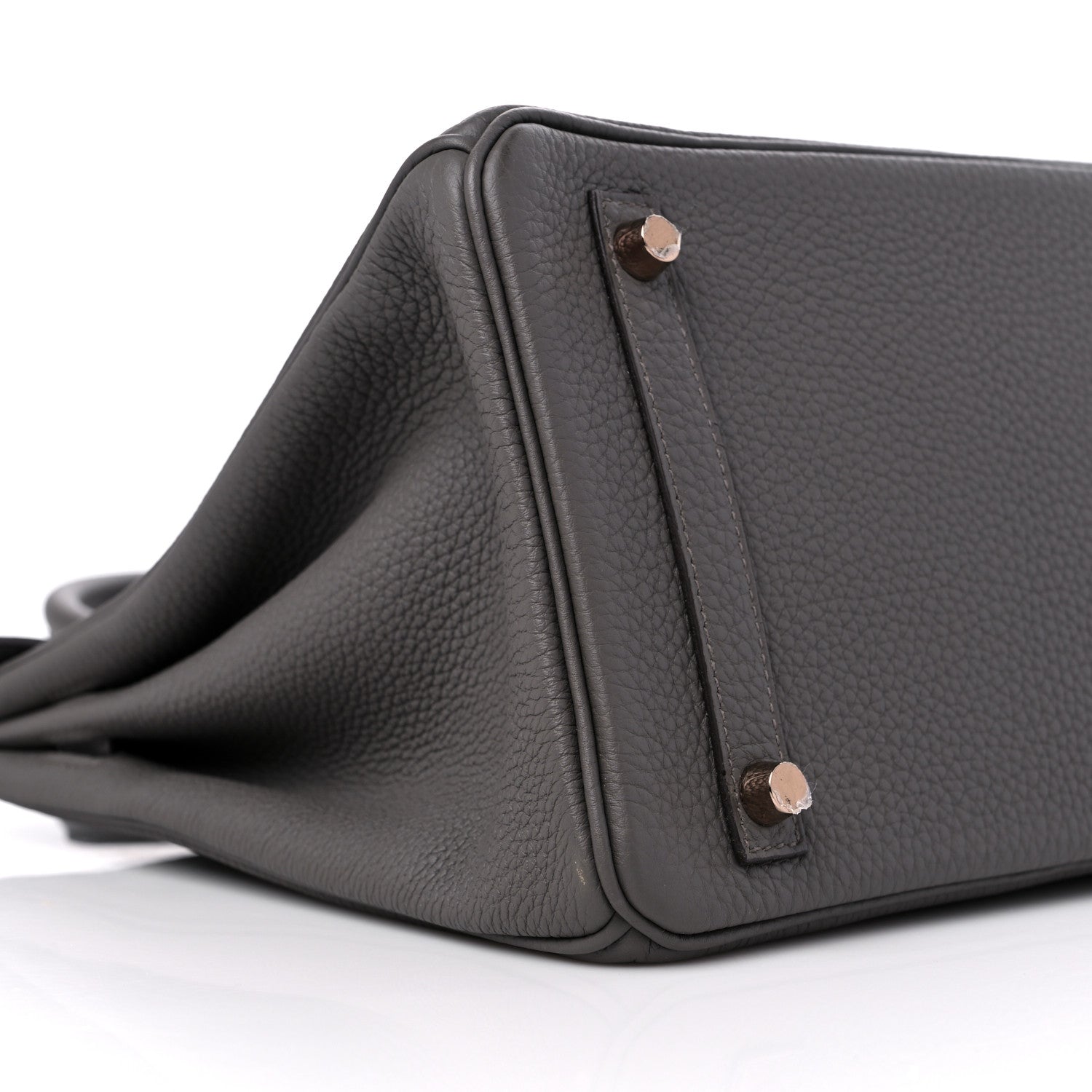 Hermes Togo Birkin 30 Etain 8 of 10