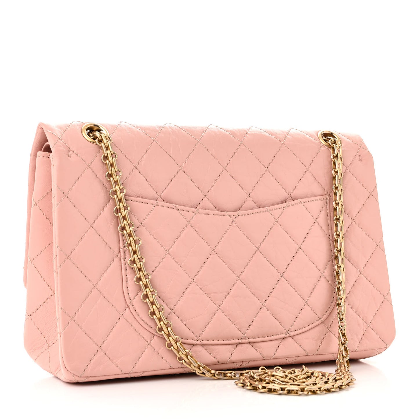 Aged Calfskin Quilted 2.55 Reissue 226 Flap Pink