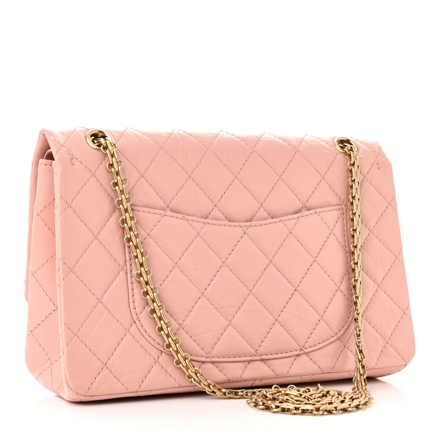 Chanel Aged Calfskin Quilted 2.55 Reissue 226 Flap Pink 2 of 10