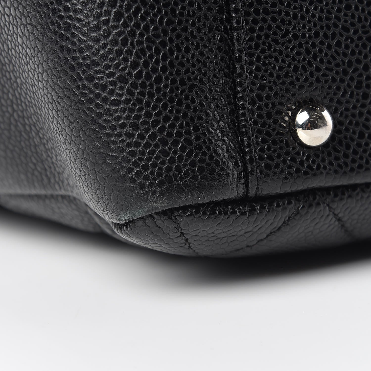 Chanel Caviar Quilted XL Grand Shopping Tote GST Black 12 of 15
