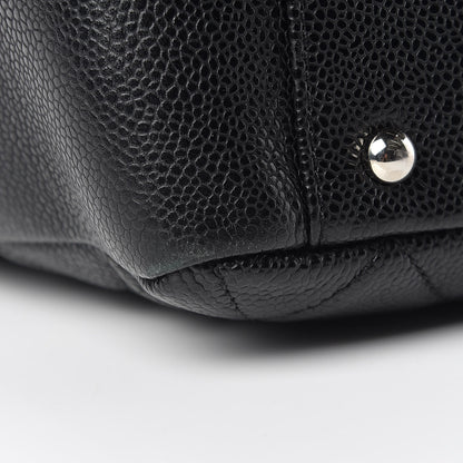 Chanel Caviar Quilted XL Grand Shopping Tote GST Black 12 of 15