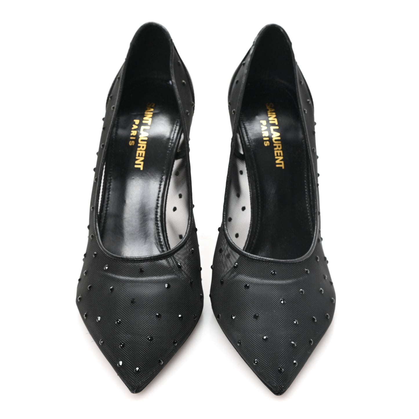 Rhinestone Mesh 105 Anja Pumps 38 Black