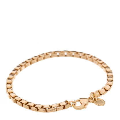 Tiffany 18K Rose Gold Venetian Link Bracelet 3 of 5