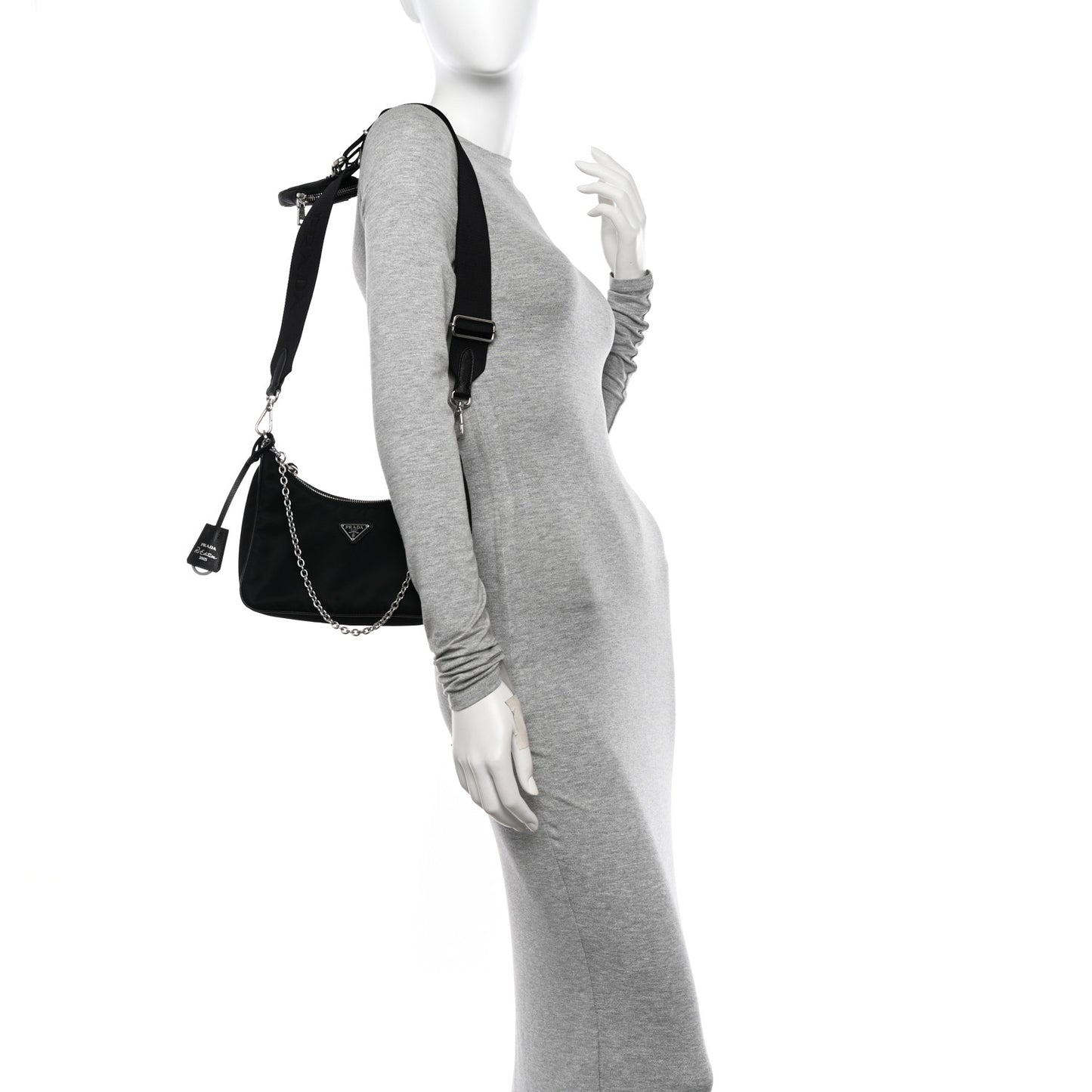 Nylon Re-Edition 2005 Shoulder Bag Black
