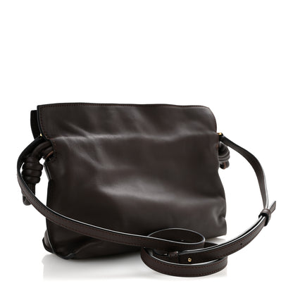 Loewe Calfskin Mini Flamenco Knot Bag Chocolate 3 of 14