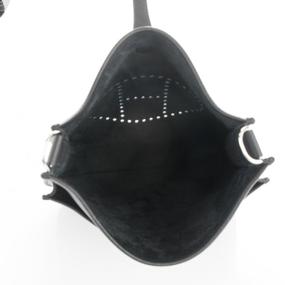 Hermes Taurillon Clemence Evelyne III PM Black 5 of 7