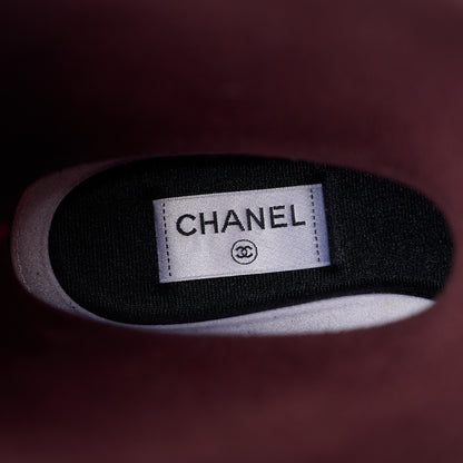 Chanel Caoutchouk CC High Boots 38 Black 7 of 11