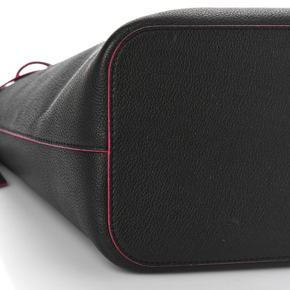 Louis Vuitton Calfskin Lockme Bucket Black 6 of 9