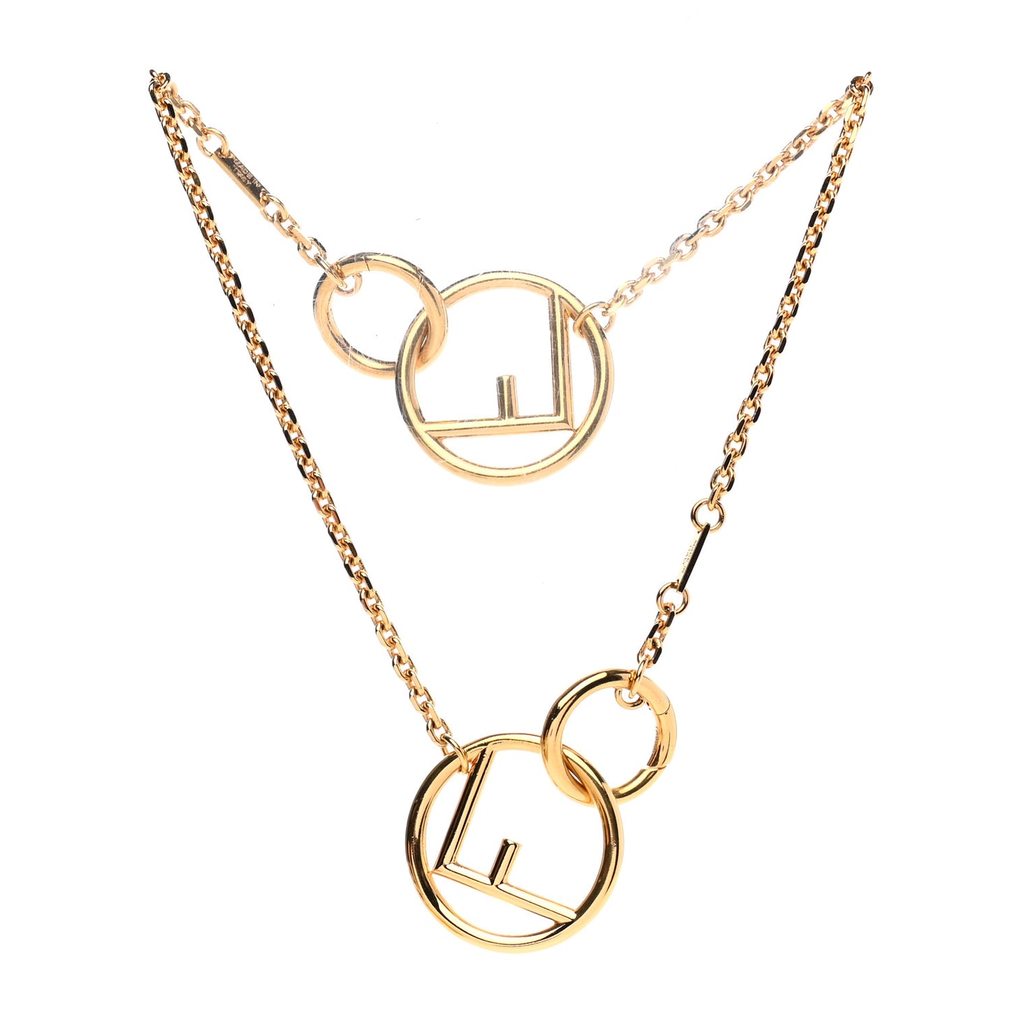 Metal F is Fendi Necklace Gold