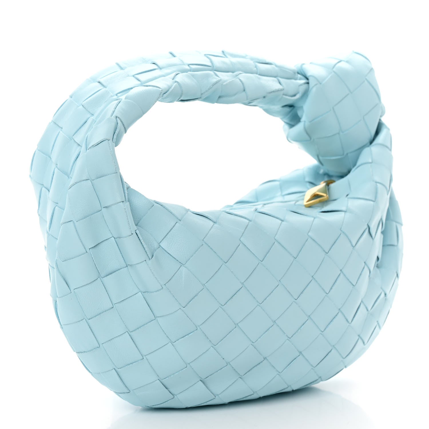 Bottega Veneta Nappa Intrecciato Mini Jodie Teal Washed 3 of 9