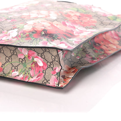 Gucci Soft GG Supreme Monogram Blooms Vertical Tote Beige Multicolor Dry Rose 8 of 12